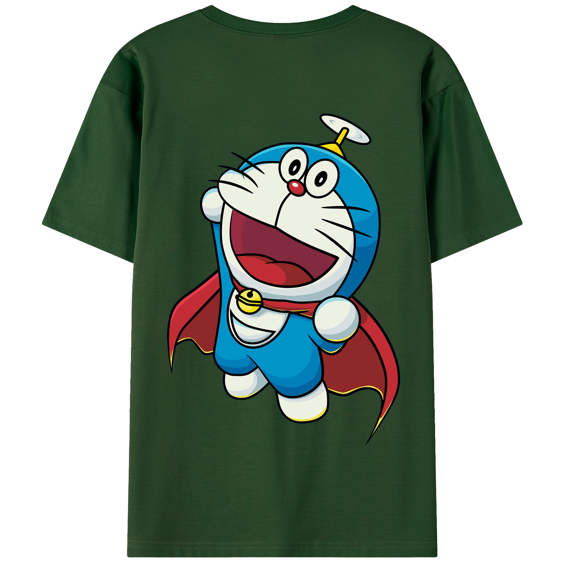 （画像用） ドラえもん Doraemon 綿100％半袖Tシャツ（背面プリント）